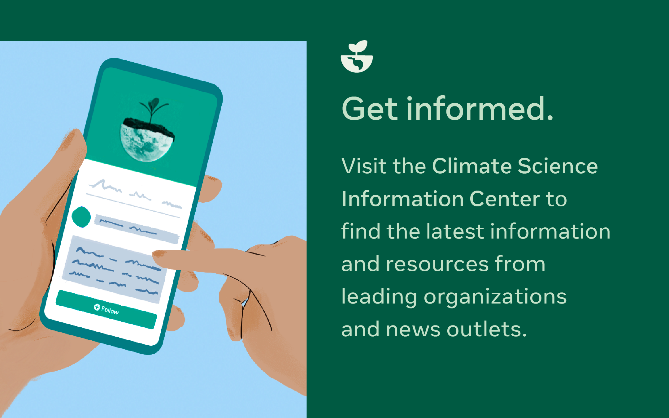 Climate Science Information Center illustration
